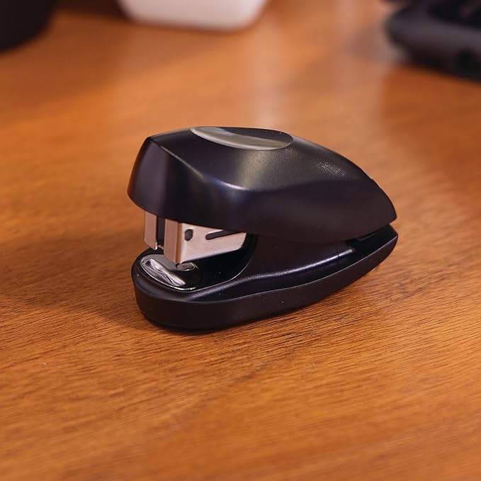 Swingline Tot Mini Stapler, 12 Sheet Capacity, Jam Free, includes 1000 Staples and Built-In Staple Remover, Black (79171)