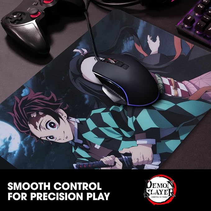 Solo Leveling Large Gaming Mouse Pad 31"x15" XL Computer Desk Mat, Anime | Oversized 31x15in Solo Leveling anime gaming mouse pad, smooth fabric top, stitched edges, non-slip rubber base.
