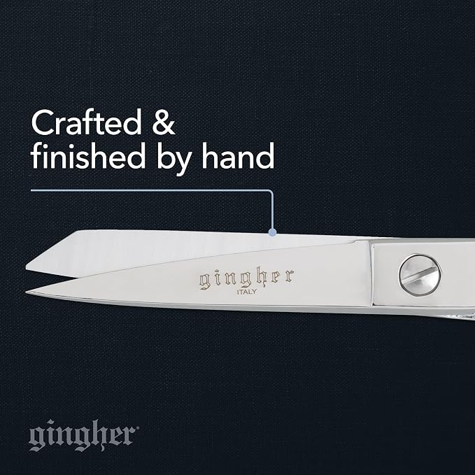 Gingher 7" Professional Dressmaker Scissors for Fabric Cutting & Sewing