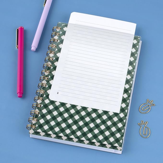 AT-A-GLANCE 2027 Planner, Simplified by Emily Ley, Weekly & Monthly, 5.5" x 8.5", Camp Gingham (EL58-201-27)