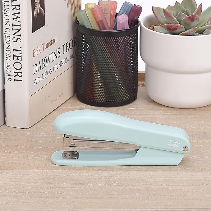 Mr. Pen- Office Stapler with Staples, 2 Pack, 200 Staples 1/4" | 20 Sheet Capacity, Desktop Stapler for Students, Office Supplies, Ergonomic Design for Comfortable Use, Jam-Free