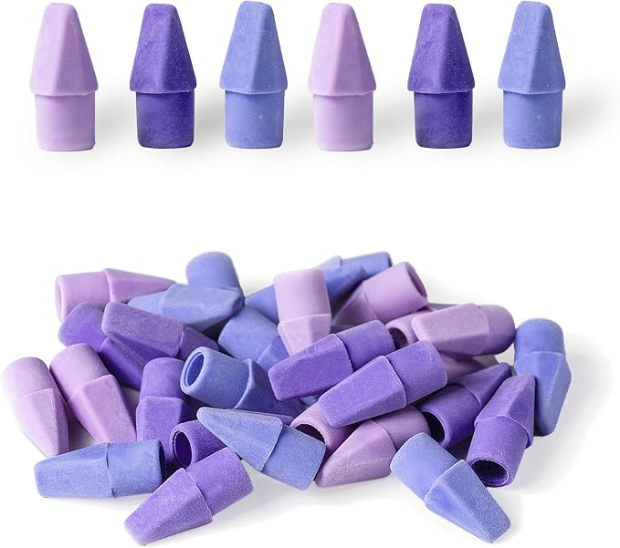 Mr. Pen- Pencil Erasers Toppers, 30 Pack, Colorful | Mr Pen Erasers for Pencils