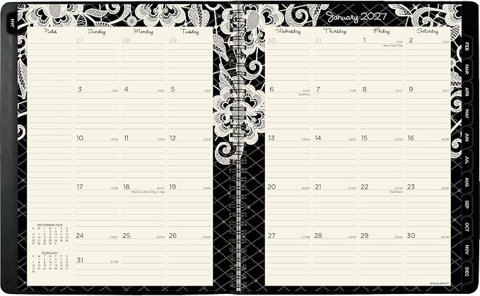 AT-A-GLANCE 2027 Appointment Book Planner, Weekly & Monthly, 13-Month Jan-Jan, 8.5" x 11", Hourly, Lacey (541-905-27)