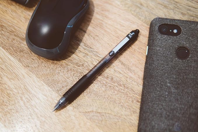 Zebra Pen Z-Grip Retractable Ballpoint Pen, Medium Point, 1.0mm, Black Ink (Packaging may vary) (Pack of 6, 144 Count Total)