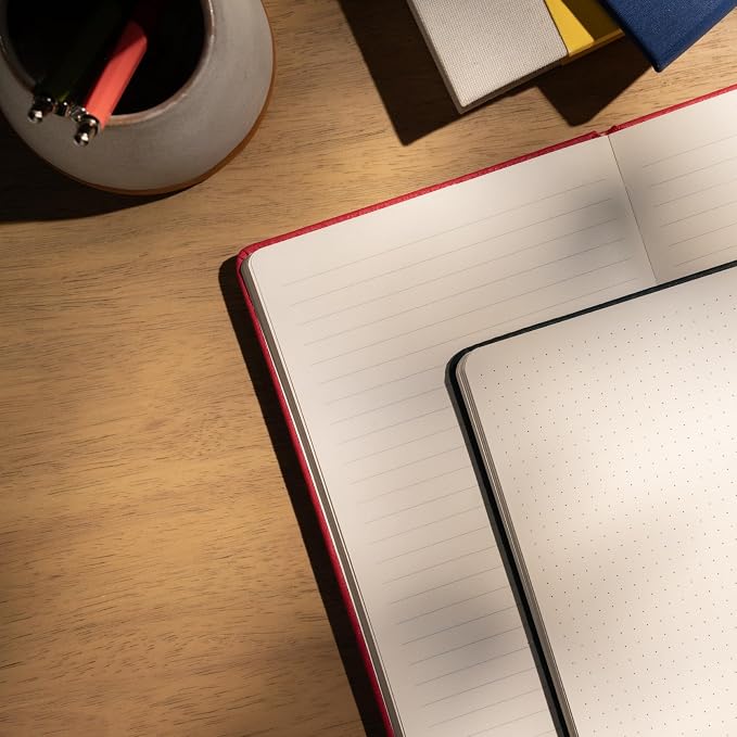 ANECDOTE. Dotted Journal Notebook, 192 Pages, A5 size: 8.3" x 5.4", Thick 100 GSM Paper, Dotted, Hardcover. Journal for Women and Men, Perfect Notebook for School, Work and Travel (Tie Dye)