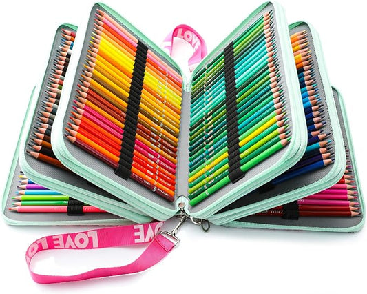KALOUR 256 Colored Pencils Set for Adult Coloring,Soft Core Pencils for Drawing Blending Shading,Gift for Adults Artist Beginners
