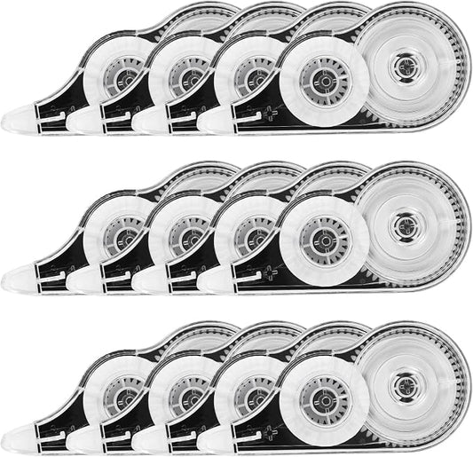 BESARME 12 Pack Correction Tape, 39 ft Each, 0.2 in Width | Instant-dry tape, adjustable gear window, smooth application, compact for school, office, and home use