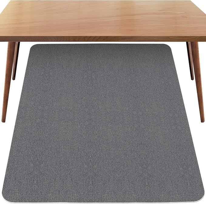 Sycoodeal Office Chair Mat for Hardwood Floor,Office Computer Gaming Chair Mat for Tile Floor,Large Floor Protector Rug,Anti-Slip,Easy to Clean,Grey(48"x36")