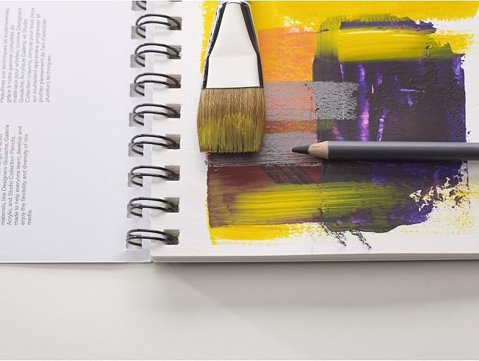 Winsor & Newton Professional Mixed Media Pad, 7" x 10", 30 Sheets, 250gsm, White