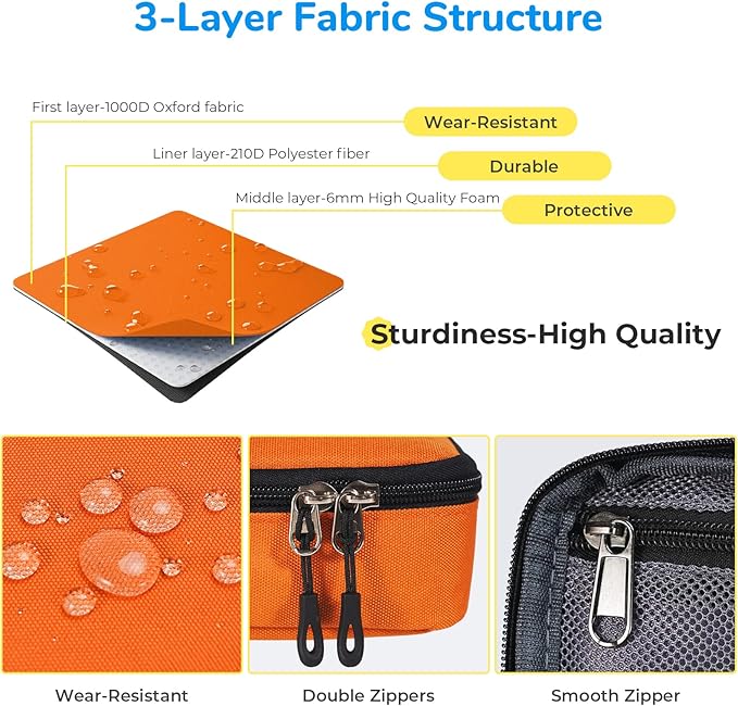 ECHSRT Large Pencil Case, Aesthetic Pen Pouch with Big Capacity, Minimalist Portable Stationery Bag with Handle for Office Organizer Aesthetic Pencil Cases