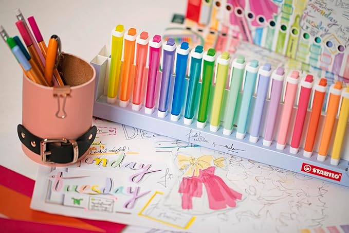 STABILO - swing cool - Highlighter - Deskset of 18 - Assorted colors