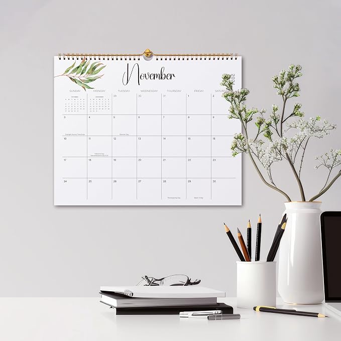 2026-2027 Wall Calendar, Jokotha 18 Monthly Calendar Runs from January 2026 to Jun 2027, 15" x 12", Wirebound, Monthly Planner for Home & Office Organization