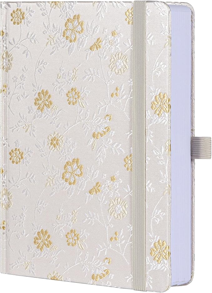 TIEFOSSI Dotted Journal Notebook for Women Men, A5 Journals for Writing | 160gsm 190 Pages Thick Paper Diary, Perfect for Office Journaling,Planning,&Sketching,School Supplies, 8.4 X 5.8 In