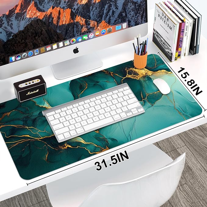 Desk Pad, Desk Matt for Desktop, Keyboard Mats for Desk, Large Desk Mat | Cork Desk Mat, Mouse Pads for Desk, Desk Pad Mat, Large Mouse Pad for Desk, Keyboard Mat, Computer Mats for Desktop