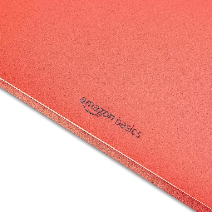 Amazon Basics Heavy Duty Plastic Folders with 2 Pockets for Documents, Letter Size Paper, School Supplies Organization, Assorted Colors, Pack of 24