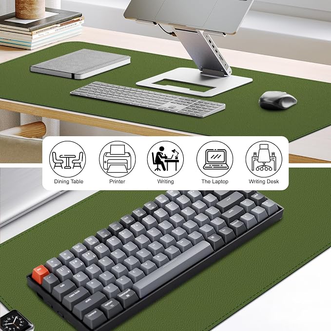 Desk Pad, Desk Matt for Desktop, Keyboard Mats for Desk, Large Desk Mat | Cork Desk Mat, Mouse Pads for Desk, Desk Pad Mat, Large Mouse Pad for Desk, Keyboard Mat, Computer Mats for Desktop