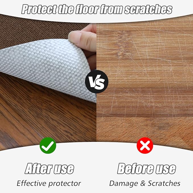 Sycoodeal Office Chair Mat for Hardwood Floor,Office Computer Gaming Chair Mat for Tile Floor,Large Floor Protector Rug,Anti-Slip,Easy to Clean,Coffee(40"x48")