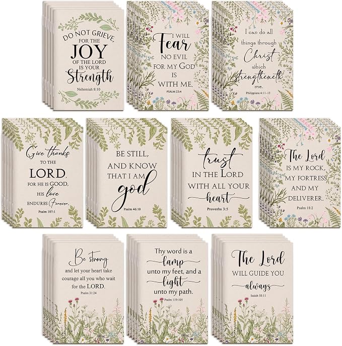 Ctosree 100 Pcs Bible Verse Prayer Journal Notebook for Women Christian Notepads Gifts Mini Inspirational Religious Note Pads for Sunday School Back to School Church Pastors Wife Teacher (Beige)