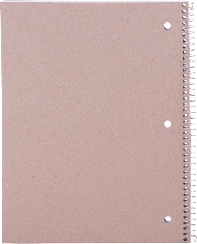 Mintra Office Spiral Notebooks, Wirebound, Journals for School, Work, Business, Aesthetic Stationery, Writing Pads, Teacher & Student Supplies (24, Solid Color-Poly Cover, Wide)