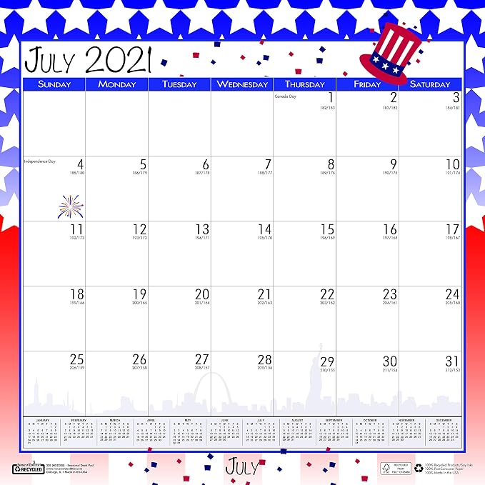 House of Doolittle 2021 Monthly Wall Calendar, Seasonal, 12 x 12 Inches, January - December (HOD338-21)