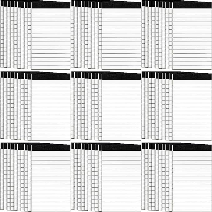 PerKoop 100 Pack Small Note Pads 4 x 6 Inch Lined Notepad Mini Memo Legal Pads with 30 Sheets Refills for Taking Notes Office School Supplies