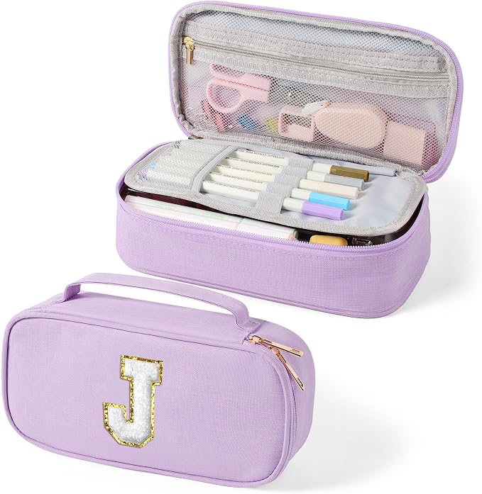 YOOLIFE Initial Bag, Birthday Gifts, Purple (J)
