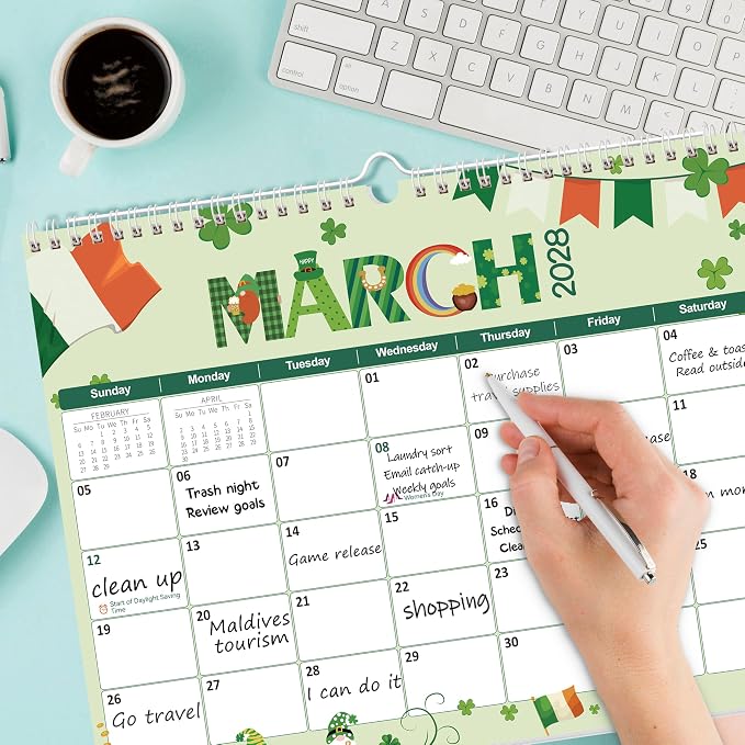 GuassLee Academic Wall Calendar 2026-2029, 36 Months Running from Jun. 2026 to May. 2029, 14" X 11" Paper Hanging Planner Wall with Thick Paper for Office Home Planning & Organizing
