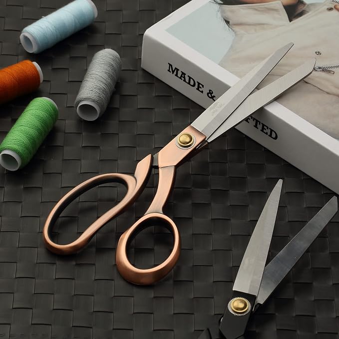 Mr. Pen- Premium Tailor Scissors, 8-Inch | Heavy Duty Carbon Steel Sewing & Fabric Scissors, Tailor Shears, Ultra-Sharp for Smooth Cutting