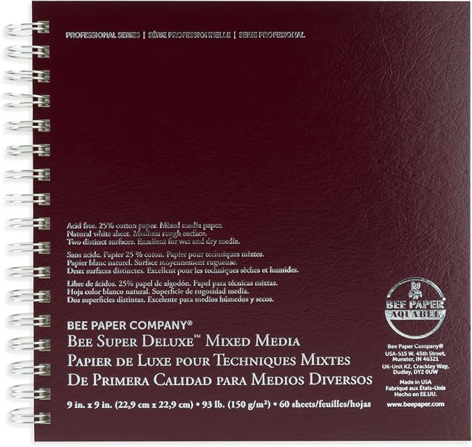 Bee Paper Super Deluxe Sketch Pad, 6-Inch L by 9-Inch H