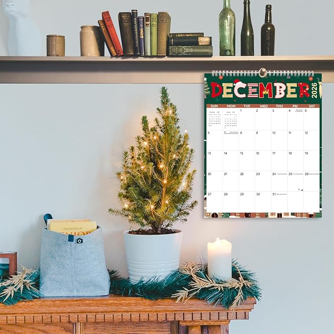Wall Calendar 2025-2027, Large Calendar 2025-2027 for Wall - Runs From September 2025- June 2027-14" x 11", Perfect for Organizing at Home, Office & School