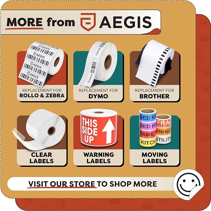 Replacement for DYMO 30323 (12 Rolls, 2640 Labels) 2 1/8" X 4" | Direct Thermal Shipping Labels - Compatible With LabelWriter 450, 450 Turbo, 4XL Printers (NOT 550, 5XL) - Aegis Adhesives
