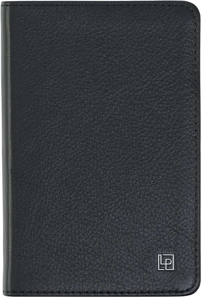 Classic Leather Notebook Writing Journal, Softcover, Narrow Ruled, Table of Contents and Numbered Pages