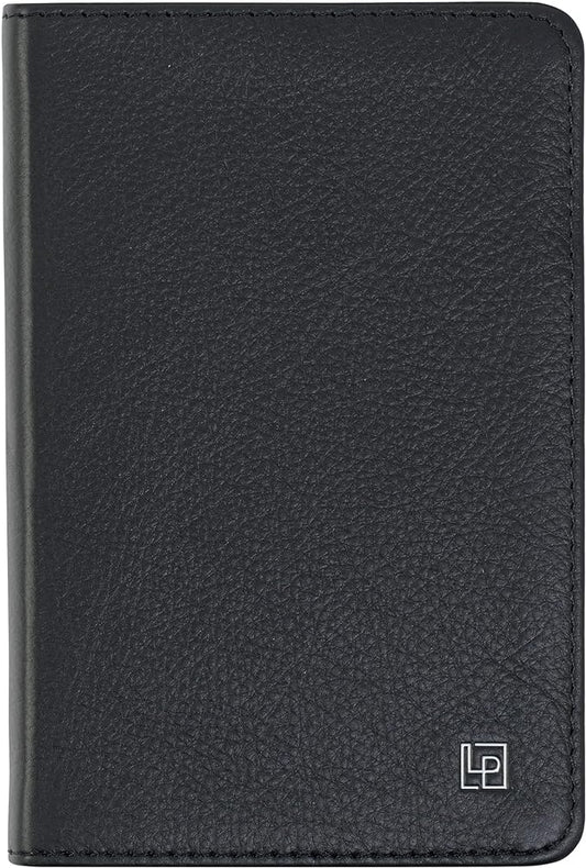 Classic Leather Notebook Writing Journal, Softcover, Narrow Ruled, Table of Contents and Numbered Pages