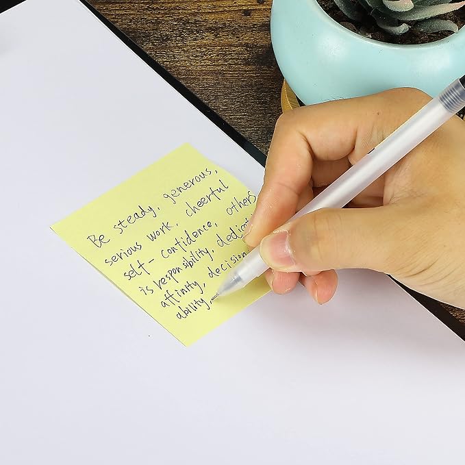 Mr. Pen- Sticky Notes, 3"x3", 12 Pads, 720 Sheets, Pastel Yellow Colors | Sticky Notes Bulk, Self-Stick Note Pads, Perfect for Office, School, Home, Study & Organization