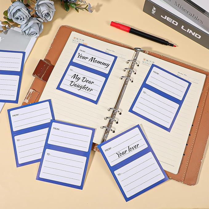 Mailing Labels for Packages 60 Pcs to from Return Address Labels for Envelopes 4.5x3.5Inch Blank Self Adhesive Shipping Label Handwriting to/from Mail Label Stickers Address Tags