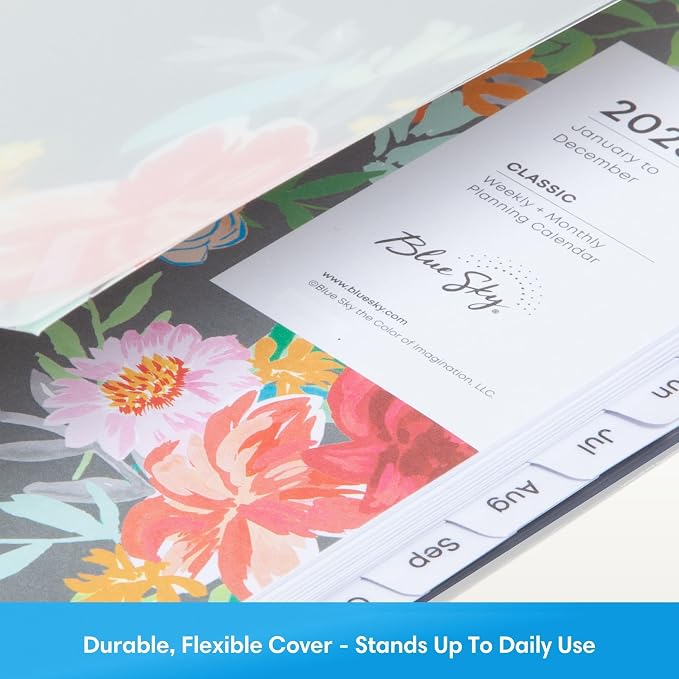 Blue Sky 2027 Weekly & Monthly Planner Calendar, 5"x8", Sophie | January 2027 - December 2027, Flexible Frosted Cover, Durable Twin Wire Binding, Laminated Tabs
