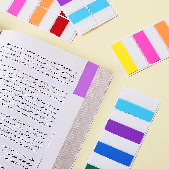 Mr. Pen- Sticky Index Tabs, 360 Pcs, Colorful Sticky Tabs for Notebooks | Page Markers, Page Tabs for Binders, Page Tabs Sticky Tabs for Books, Notebook Tabs, Book Sticky Tabs for Notebooks