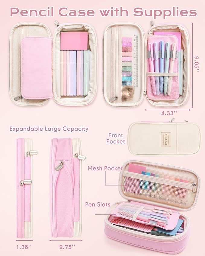 XKDOUS 60 Pcs Bible Study Supplies, Bible Study Kit for Women, Bible Journaling Supplies with Spiral Notebook Journal, Bible Tabs, Pen Case and More, Bible Highlighters and Pens No Bleed for Books