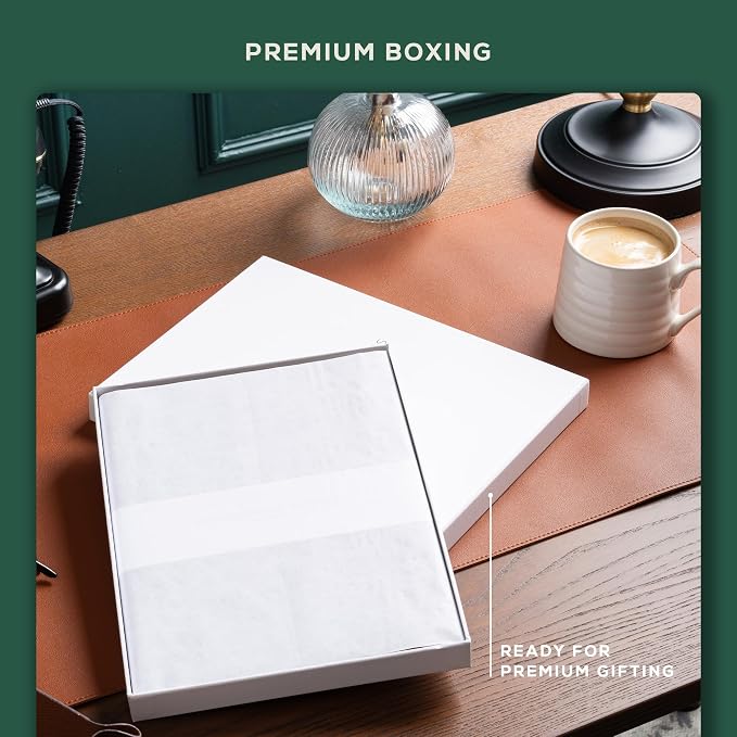 Beechmore Books A4 Sketchbook – 8.5x11 Premium Vegan Leather Bound Large Sketch Book Hardcover with 156 Thick 160gsm Perforated Ivory Pages, Blank Sketch Pad, Gift Boxed, Back Pocket, Ribbon Bookmark