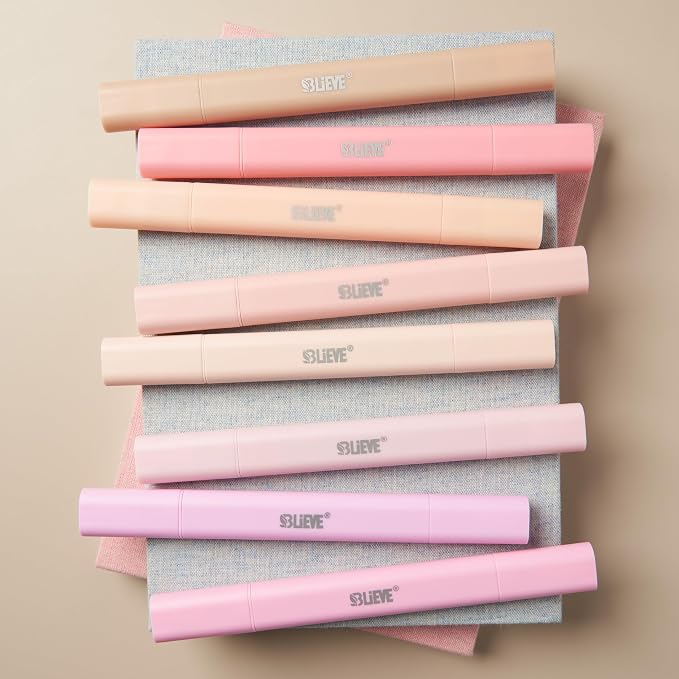 BLIEVE Bible Highlighters No Bleed Through, Pastel Colors, Dual Tip, 8 Pack | Aesthetic Cute Highlighters, Chisel Tip & Fine Point For Bible & Journaling, Back To School Supplies