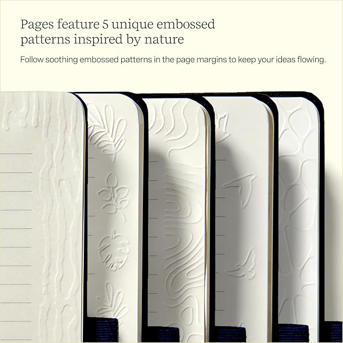 Lifelines Find Your Path Sensory Journal & Pen Diffuser Set, 160 Pages | Ruled Notebook with Tactile Cover & Embossed Paper, Pen Diffuser 4-Scent Cartridge with Essential Oil Blends