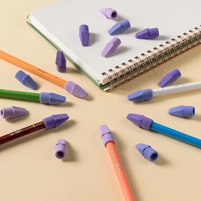 Mr. Pen- Pencil Erasers Toppers, 30 Pack, Colorful | Mr Pen Erasers for Pencils