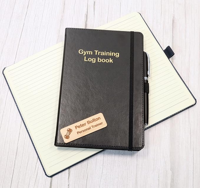 CustomDesign.Shop Personalized Custom Premium Hardcover A5 Notebook | Design A Truly Unique Journal | Gold Embossed Gift Idea (Black)