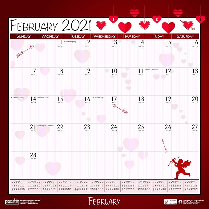House of Doolittle 2021 Monthly Wall Calendar, Seasonal, 12 x 12 Inches, January - December (HOD338-21)