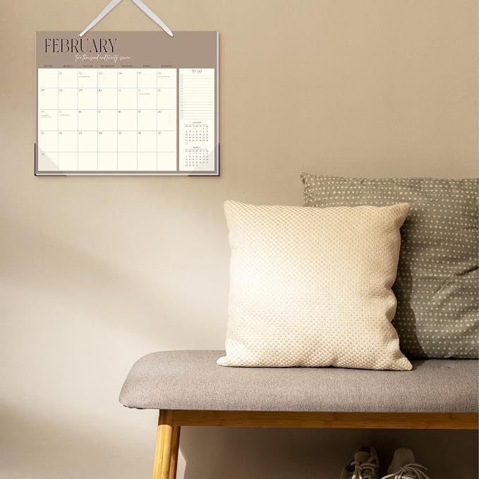 Guasslee Desk Calendar 2026-2027, 18-Month School Year Desk/Wall Calendar, 2026 Jan-2027 Jun., 14" X 11" Monthly Planner With Thick Paper For Office Home School Organizing