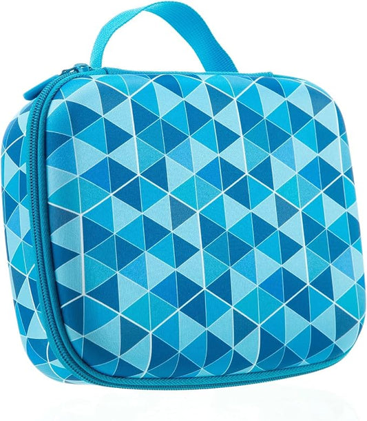 ZIPIT Jumbo Pencil Case, Cute Large Capacity Pencil Box Organizer, Blue