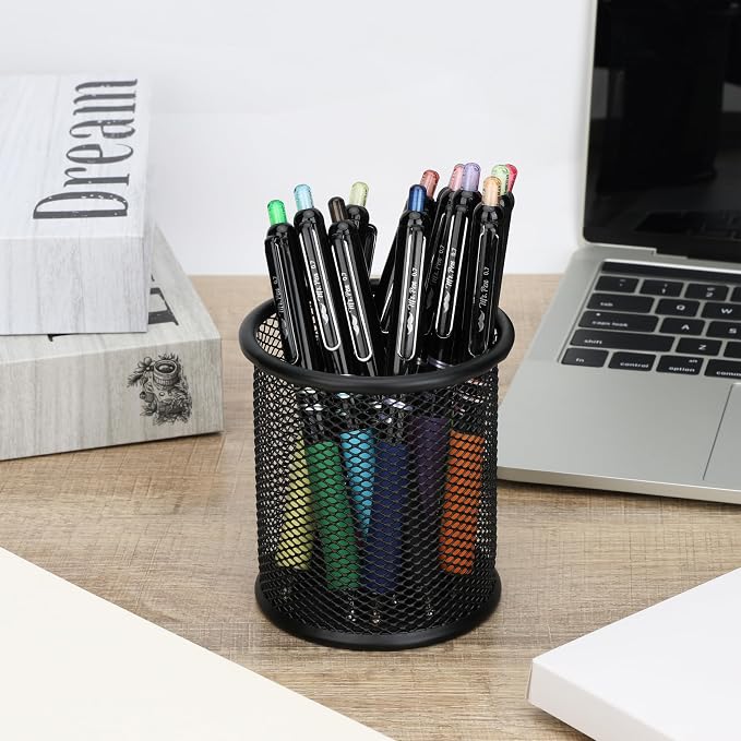 Mr. Pen- Retractable Gel Pens, 12 Pack, 0.7mm Fine Point, Colorful Ink | Fast-Dry & Smooth Writing Pens for Note-Taking, Journaling, Office, School & Everyday Use