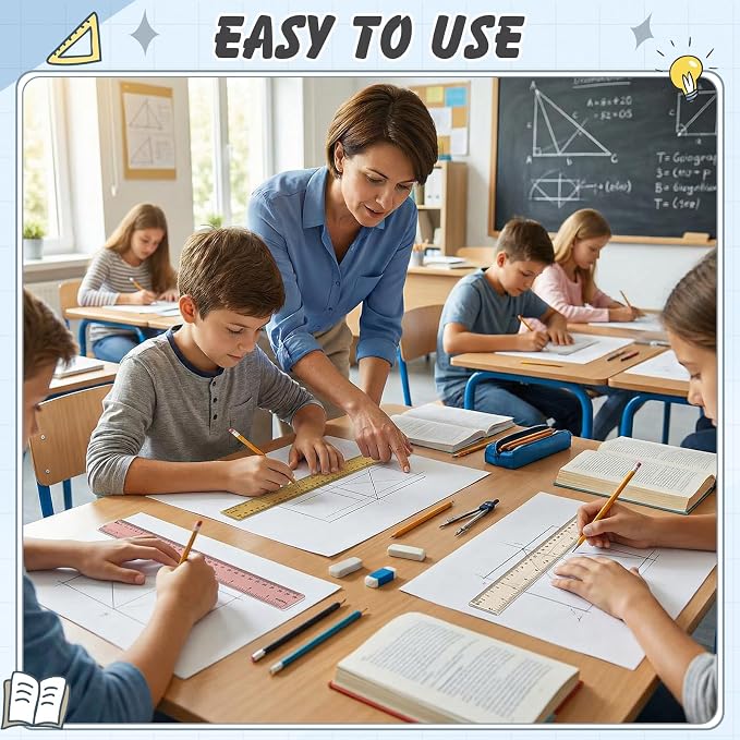 120 Pcs Clear Plastic Ruler Bulk 12'' Colorful Ruler for Classroom with Inch Centimeter for Teacher Student Back School Office Supplies Tool Operation Measuring Drawing(Bohemian Colors)