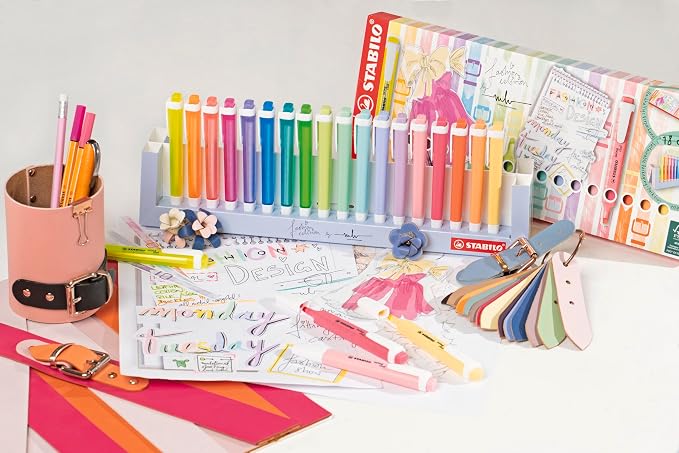 STABILO - swing cool - Highlighter - Deskset of 18 - Assorted colors