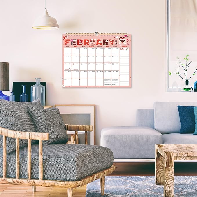 Lbylyhxc Calendar 2026-2027 - 18 Monthly Wall Calendar 2026 - 2027 from July 2026 to December 2027, 14.8 x 11.5 Inches.Thick Paper includes major holidays and dedicated space for notes and important dates (Calendar 2026-2027 festivals)